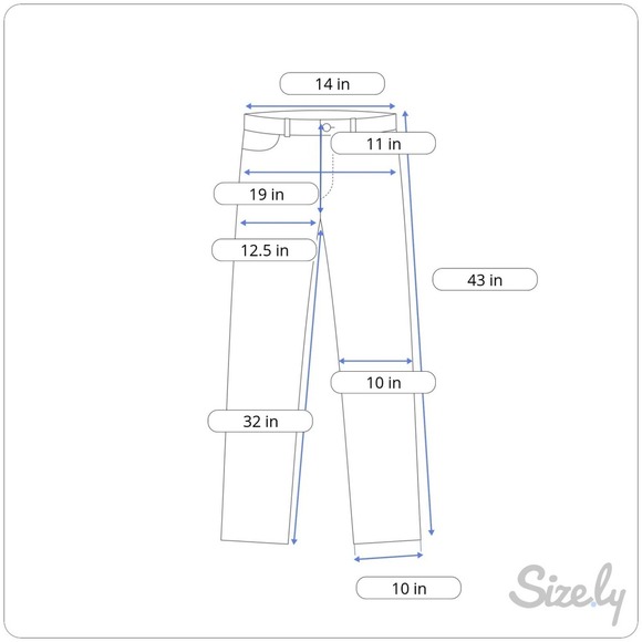 Garage Denim Jeans Wide Baggy Distressed Wmns 5 /27 Hi Rise Jambre Large (28x32) - Picture 6 of 16
